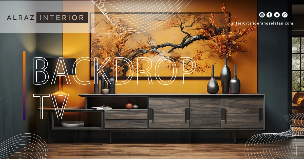 Backdrop TV Murah Tangerang Selatan